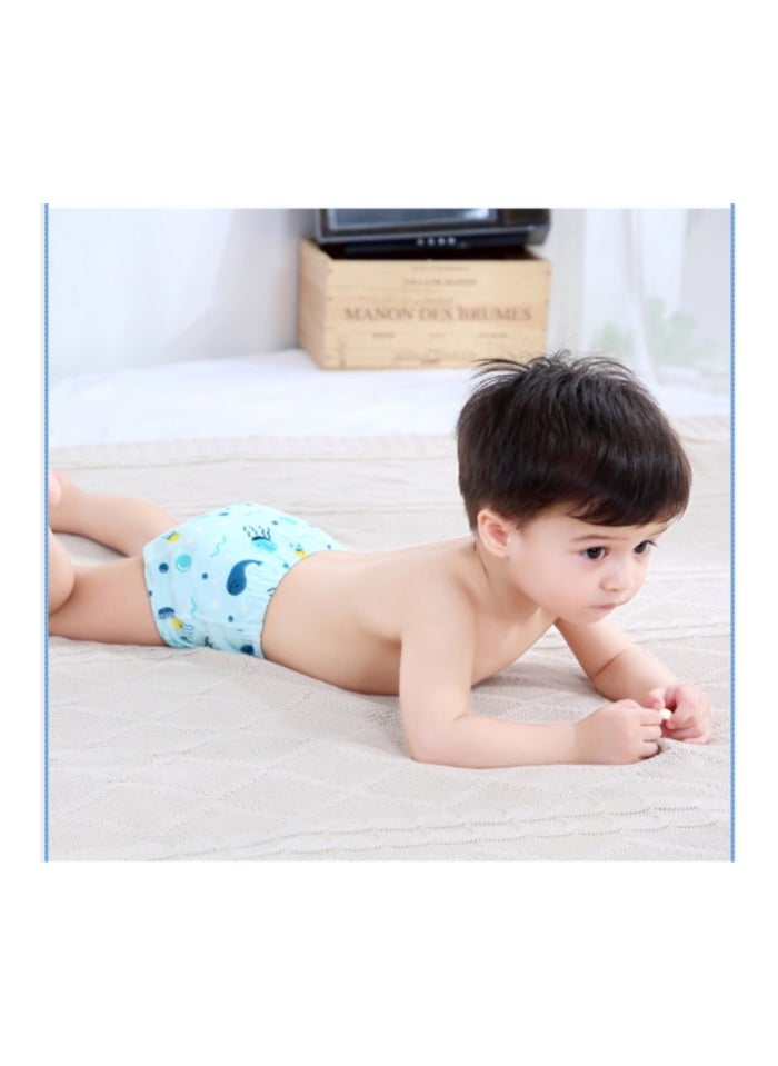 joybuy - 4 Pack Size M Potty Training Pants, Breathable Potty Training Underwear, Unisex Toddler Training Underpants for 0-3 Years Boy and Girls Strong Absorbent Cotton Training Pants - Image 1