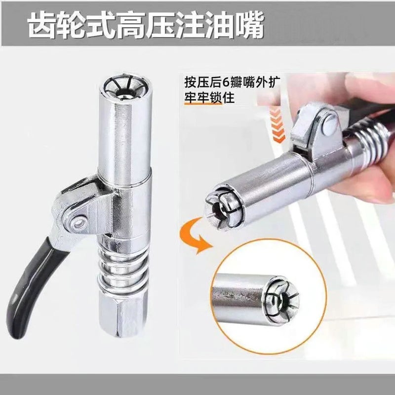 Grease Nozzle: 2nd Generation Single Handle - Compact Portable Design Premium Wear-Resistant Durable Materials for Vehicle Maintenance On-The-Go Use - Image 3