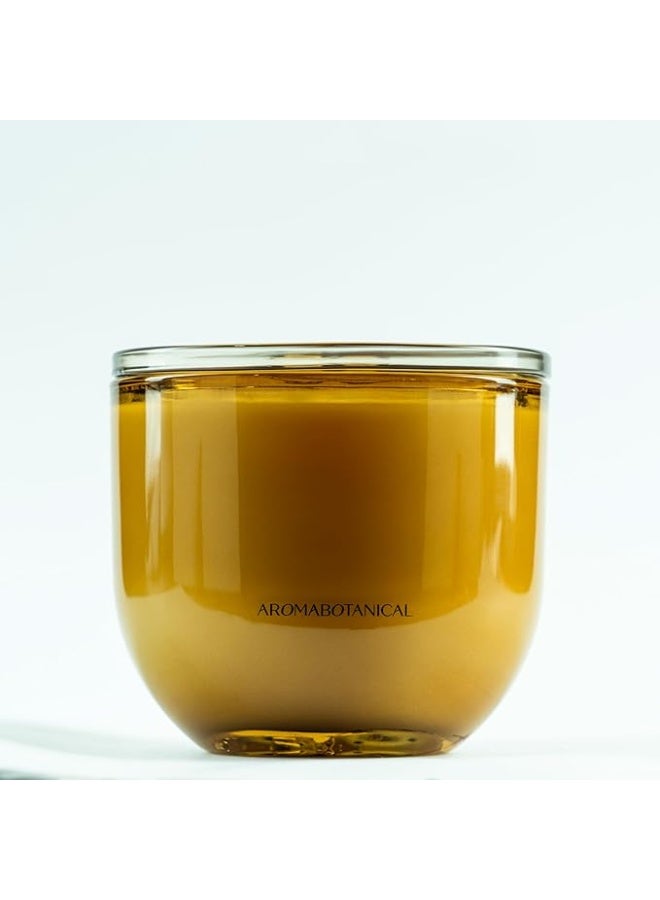 ALLURE Jar Candle 400g | Vanilla & Musk Scented Candle | Botanical Wax Aromatherapy Candle | Long Lasting Clean Burn | Luxury Home Fragrance Gift for Living Room - Image 2