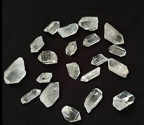 JIC Gem 1 Lb Natural Clear Quartz Crystals Points Bulk Stones and Crystals High Energy Raw White Quartz Crystals Healing Rough Stones Natural Quartz Cluster with Box - Image 2