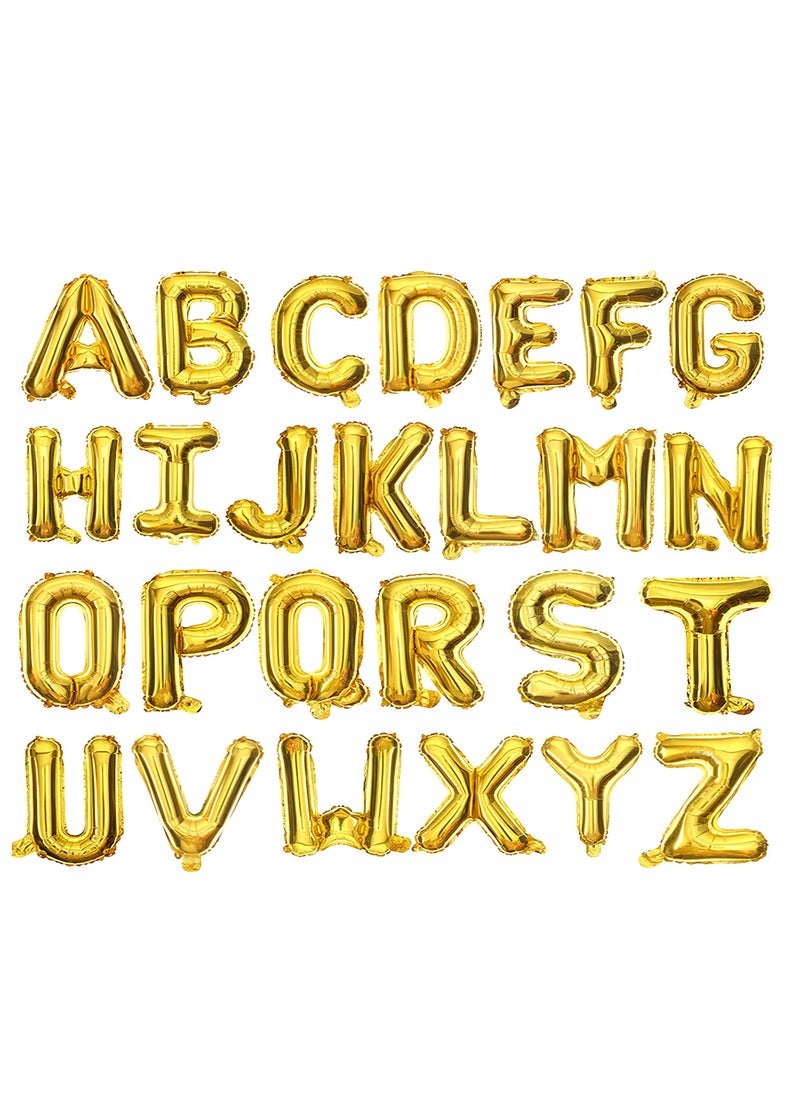 بارتي فن بالون احباط 32 بوصة حرف V اللون الذهبي مثالي للحفلات وأعياد الميلاد - Image 3