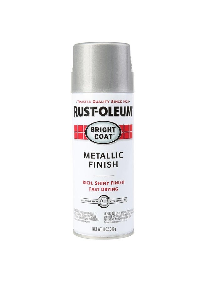RUST-OLEUM Rustoleum Bright Coat Spray (325.3 ml, Metallic Aluminum)