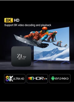 ماركة غير محددة جهاز Android 12 8K UHD TV Stick & TV Box مع تطبيقات Google Play و YouTube و Chrome وجهاز تحكم عن بعد بوضع الفأرة، استمتع بمشاهدة الأفلام والتلفزيون والراديو والموسيقى والألعاب وتصفح الويب والأخبار.  - Image 3