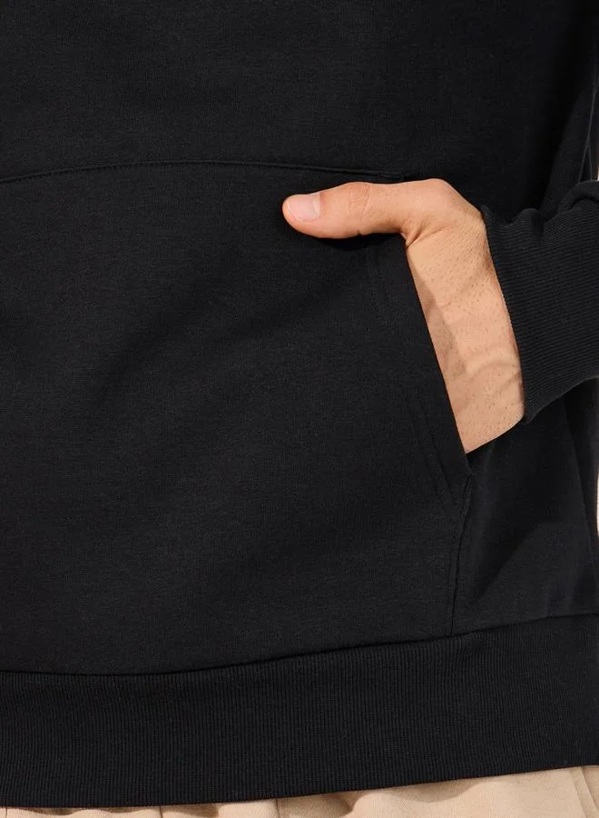 PRODUKT Regular Fit Basic Hoodie with Kangaroo Pocket