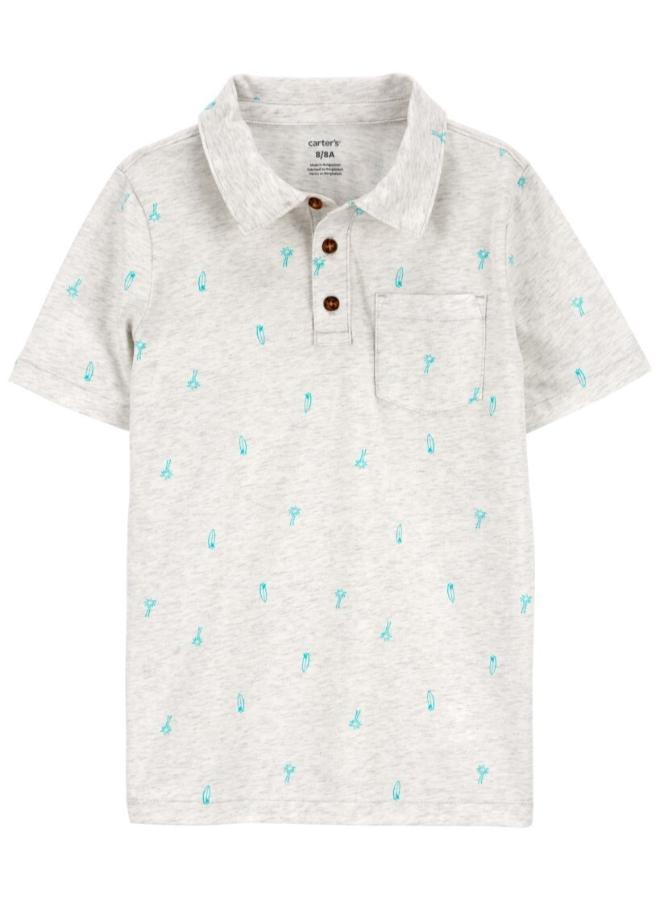 carter's Kids Printed Polo - Image 1