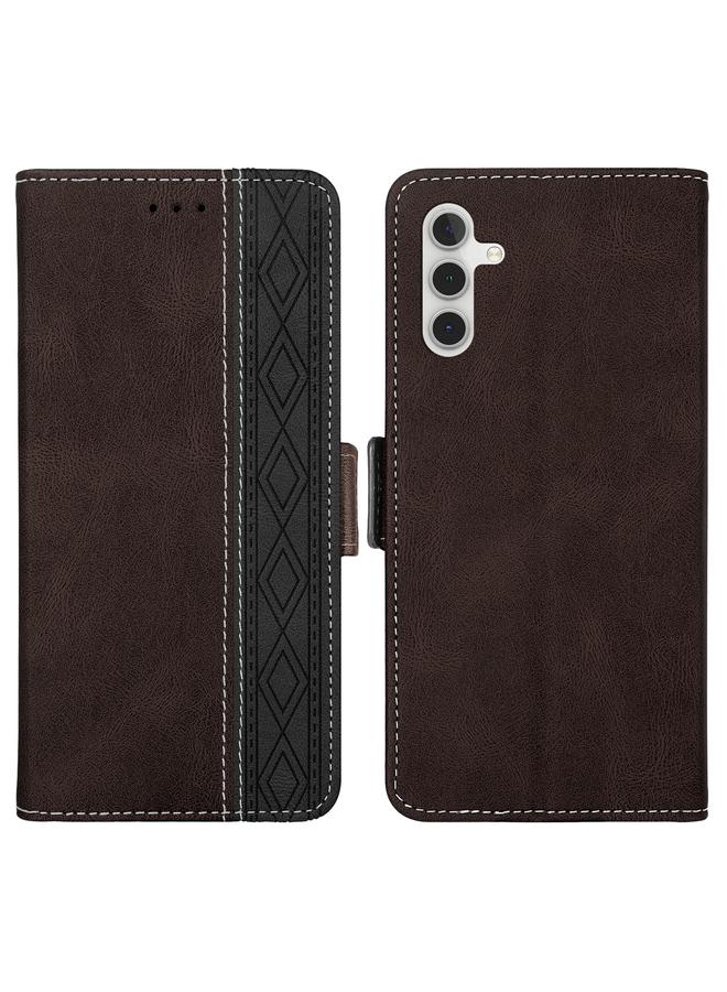 S-TOP Case For Samsung Galaxy A25 5G Stitching Side-Magnetic RFID Leather Phone Case - Image 2