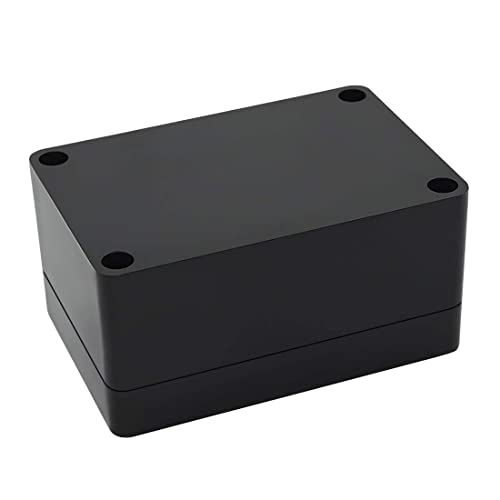 LeMotech Junction Box IP65 Waterproof Project Box Dustproof ABS Plastic Electrical Boxes Universal Enclosure for Electronic Black 3.93x 2.68x 1.97 inch (100 x 68 x 50 mm)(Pack of 2) - Image 5