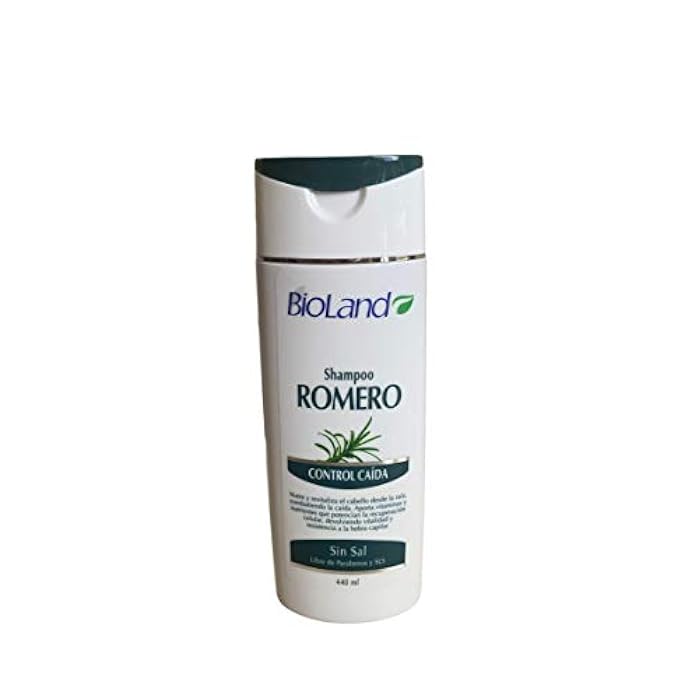 Bioland Organic Rosemary Shampoo and Conditioner for Hair Loss 14.8 fl.oz. | 440 ml Shampoo y Acondicionador de Romero Organico 2 en 1 - Image 1