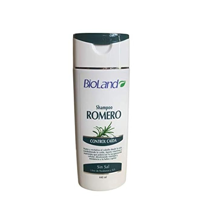 Bioland Organic Rosemary Shampoo and Conditioner for Hair Loss 14.8 fl.oz. | 440 ml Shampoo y Acondicionador de Romero Organico 2 en 1 - Image 3