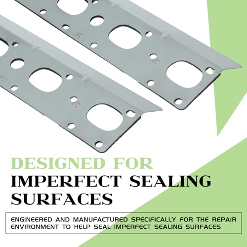 Datanly Exhaust Manifold Gasket Set with Bolts and Studs Exhaust Manifold Hardware Gasket Kit Compatible with Ram 5.7l with Bolt Studsv8 2009-2020 1500 2500 3500 Engines(Complete Left + Right) - Image 3
