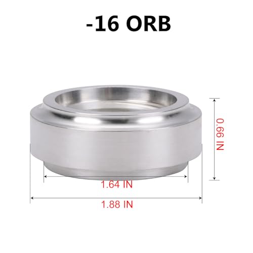 Podavelle 16AN 16 ORB Oring Boss Female Weld On Bung Fitting Adapter Aluminum 2PCS - Image 3