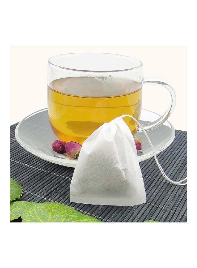 NIBEMINENT 200-Piece Tea Filter Bag Set White 6.2x9.8centimeter  - Image 4