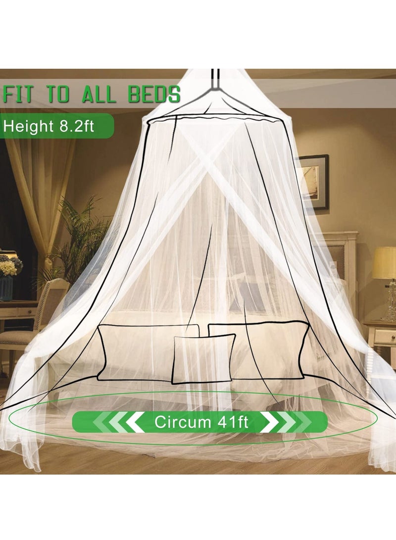 Mosquito Net Bed Canopy for Girls, Princess Curtain Single to King Size, Dome Netting Tent Decoration Girls - Image 2