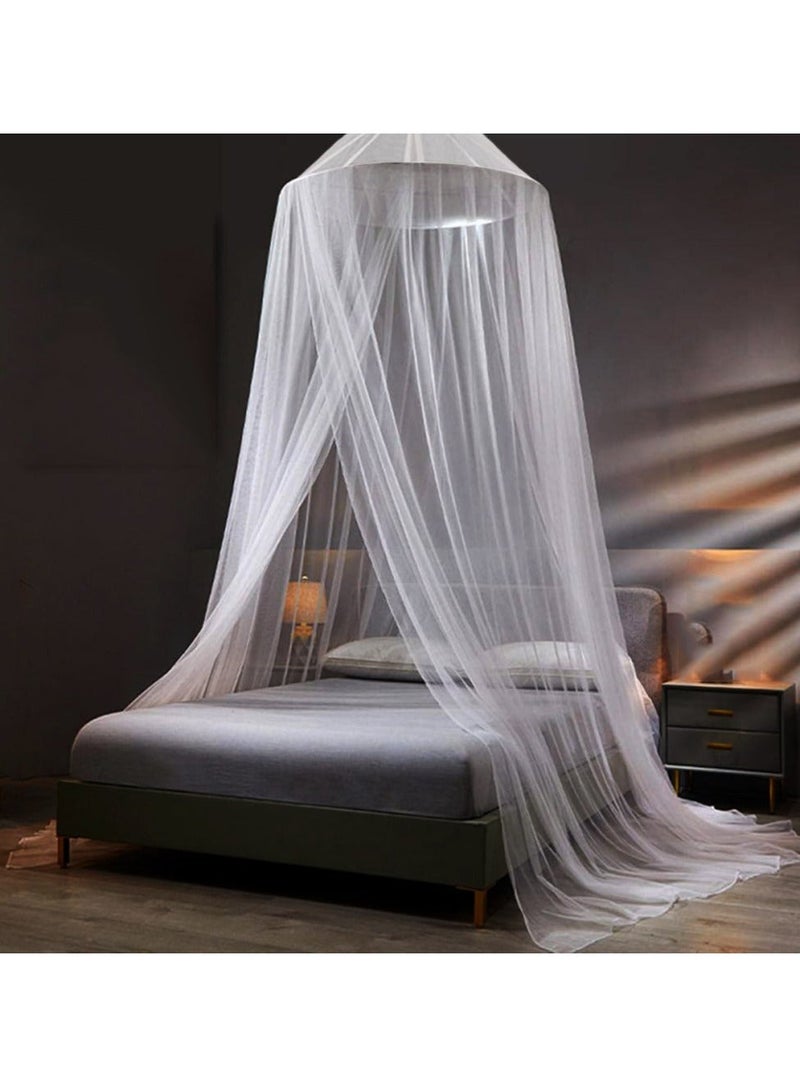 Mosquito Net Bed Canopy for Girls, Princess Curtain Single to King Size, Dome Netting Tent Decoration Girls - Image 1