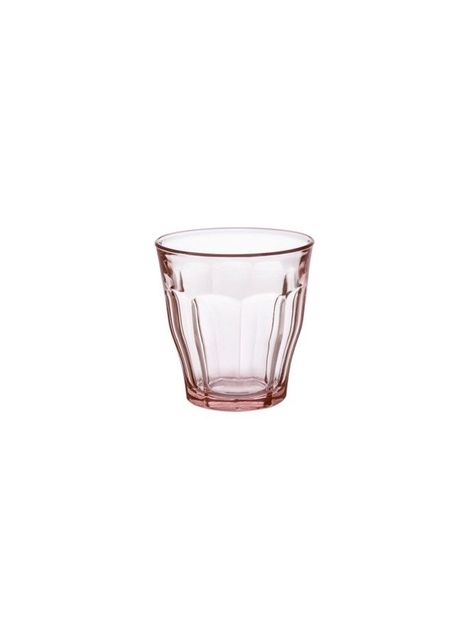 Duralex® Picardie Pink Glass Tumbler 250ml Set of 4 Glasses - Image 1