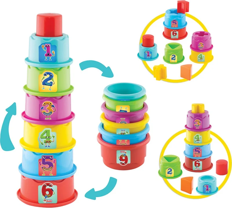 dede 12 Piece Cylinder Tower Bultak 4653