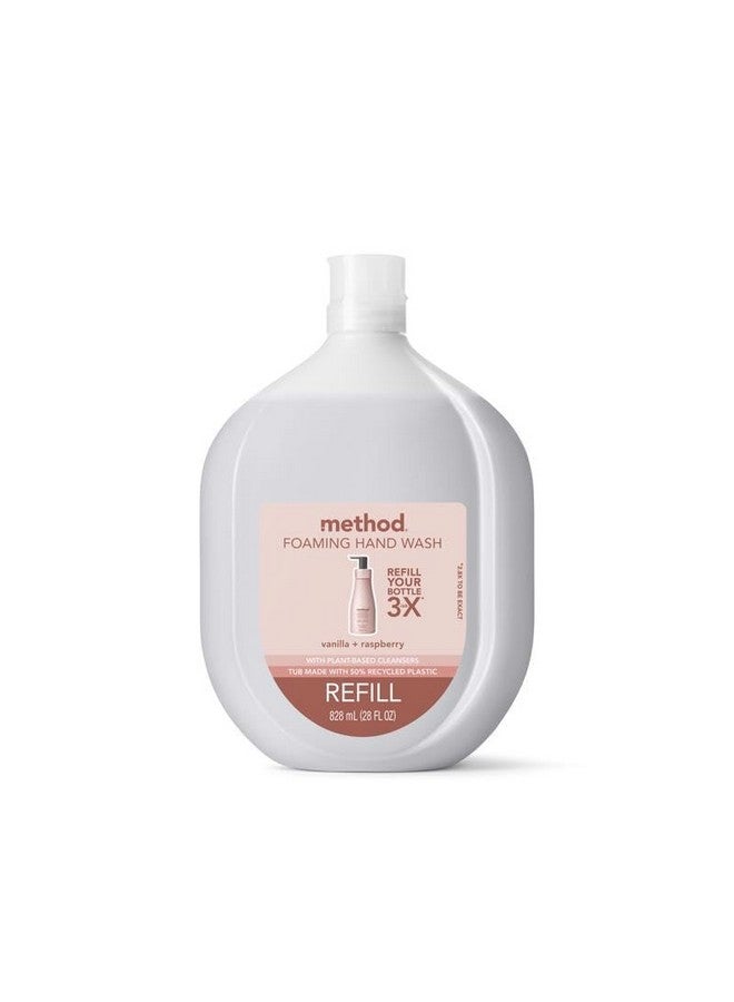 Method Foaming Hand Soap Refill, Vanilla + Raspberry, Biodegradable Formula, 28 Fl Oz (Pack of 1) - Image 1