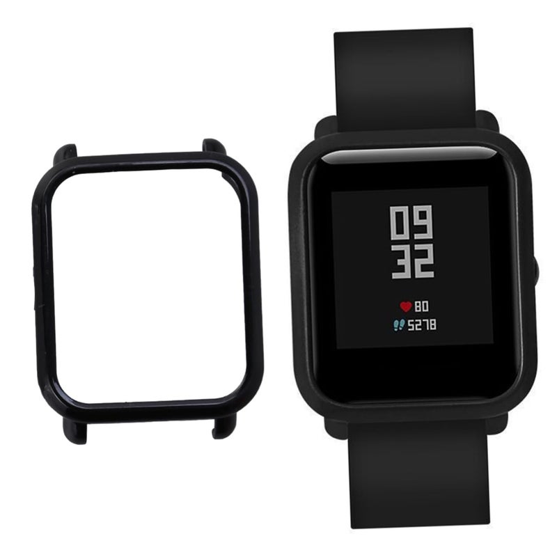 3Pcs Resin Watch Protector Case Full Coverage Bumper Protection Black White Blue - Image 3