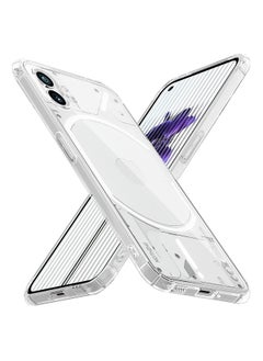 Nothing Phone 1 Case Cover Transparent Anti Scratch Case Shock Absorbent Bumper Protective Transparent Back Cover with Camera Protection for Nothing Phone 1 Clear