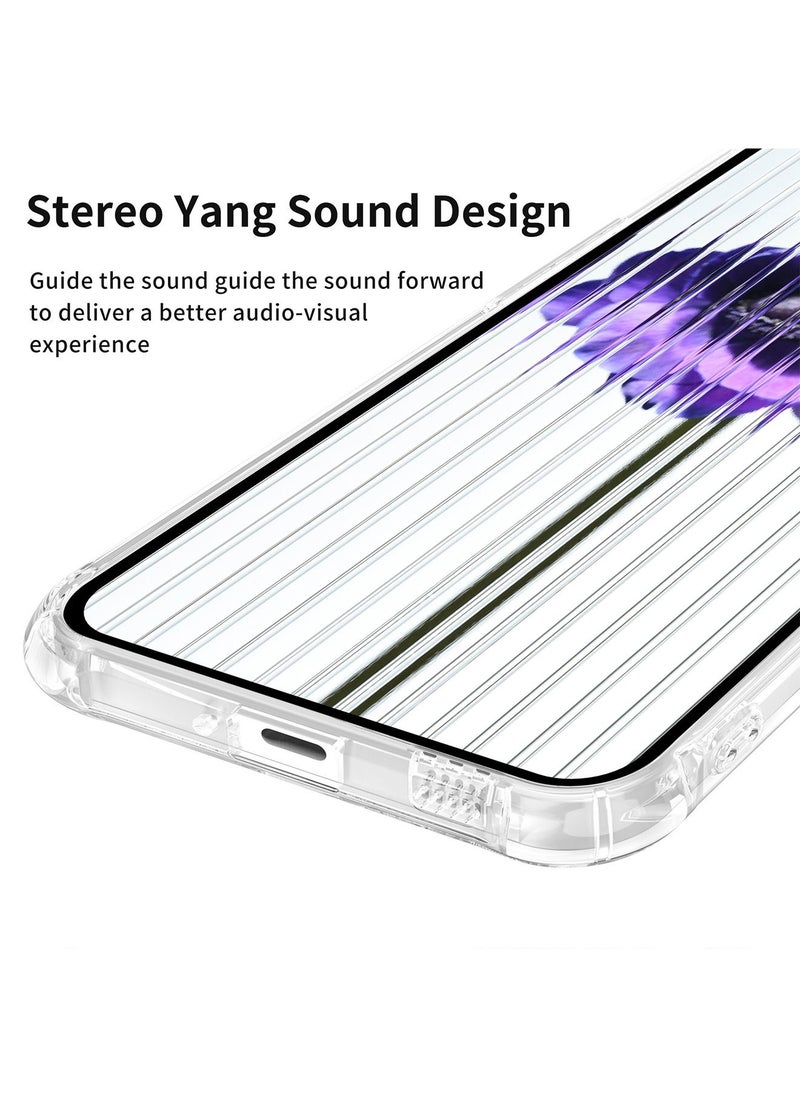 Generic - Nothing Phone 1 Case Cover Transparent Anti Scratch Case Shock Absorbent Bumper Protective Transparent Back Cover with Camera Protection for Nothing Phone 1 Clear - Image 1