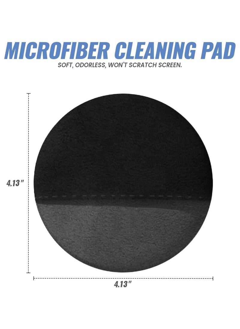 Oasisgalore Car Screen Cleaner - Touch Screen Wipes with Microfiber Cloth for Dashboard and Display - Portable Cleaning Tool for Car Interior (Round)  - Image 2