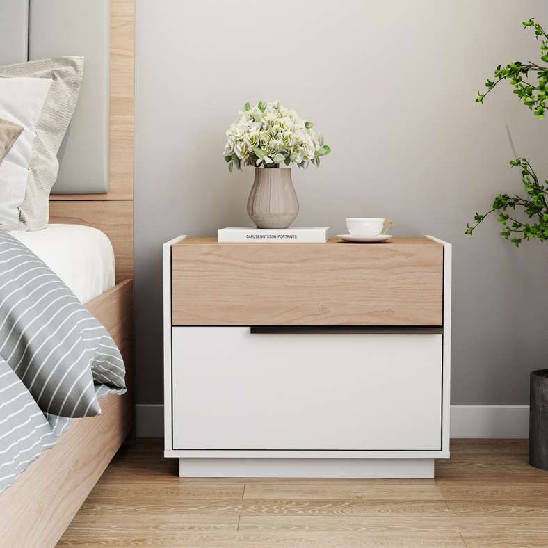 Pan Home OMEGA NIGHTSTAND - NATURAL