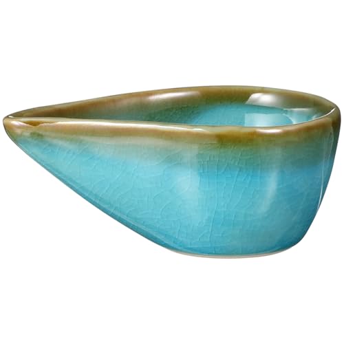 KALLORY Essential Oil Mixing Dish, Ceramic Facial Mask Mixing Bowl Aroma Oil Holder Small Spa Dishes for Salon - Image 1