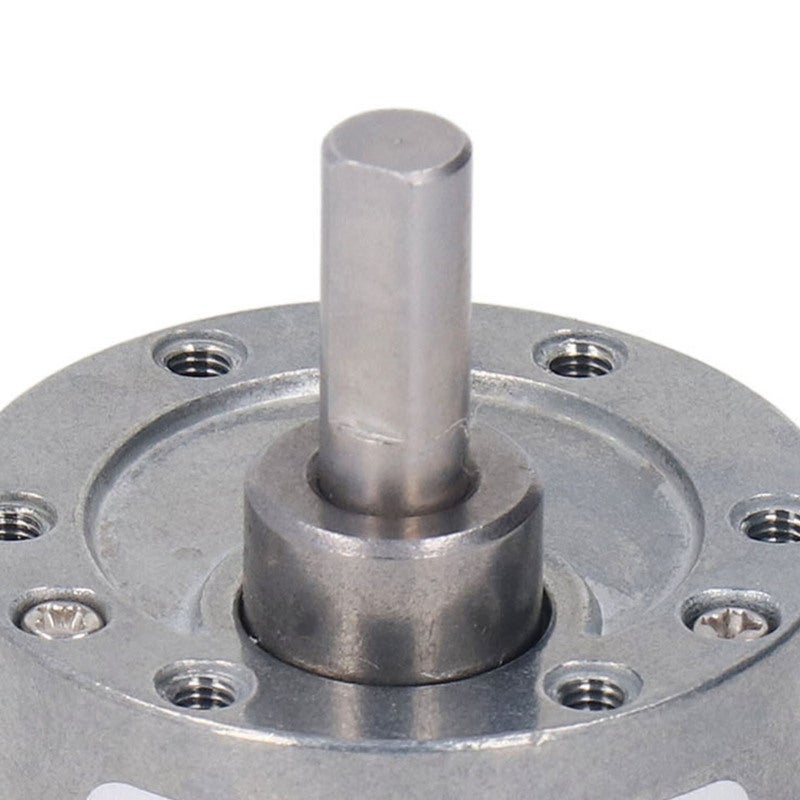 DC Gear Motor Aluminum Alloy Shell Rustproof Low Friction Brass Coil Reversible Worm Gear Motor 24V 66RPM - Image 4