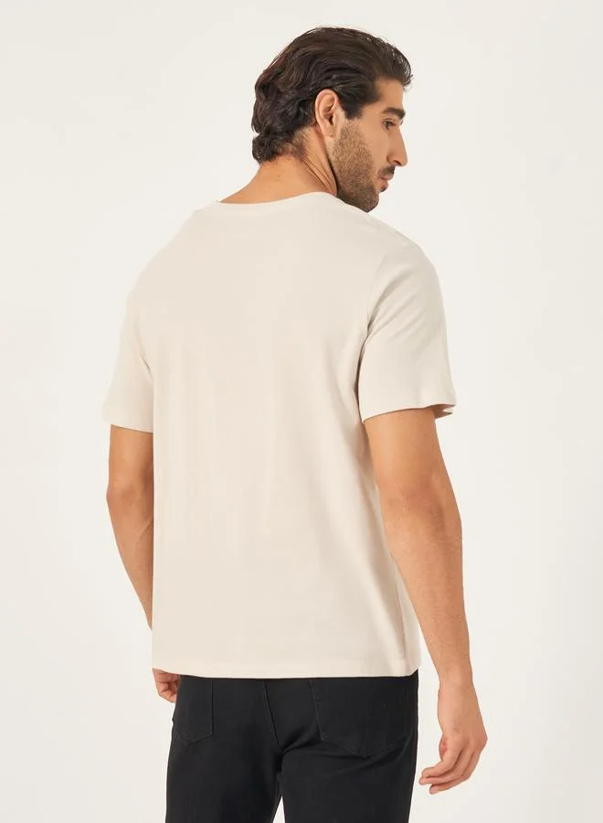 JJ Rebel JJ REBEL Crew Neck Graphic Print T-Shirt