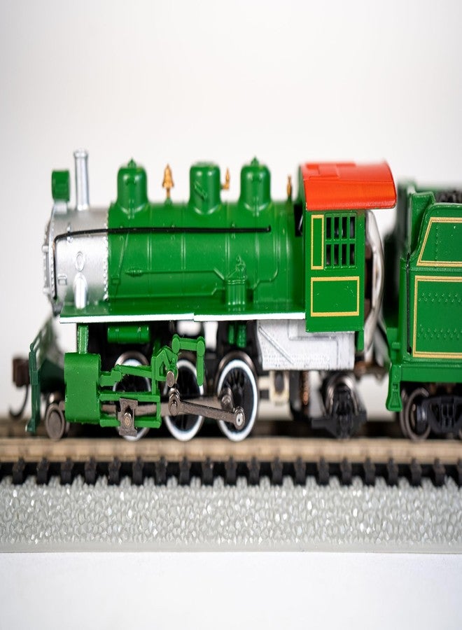 Bachmann Industries Prairie 2-6-2 Locomotive and Tender Southern Train Car, Green, N Scale - Image 4