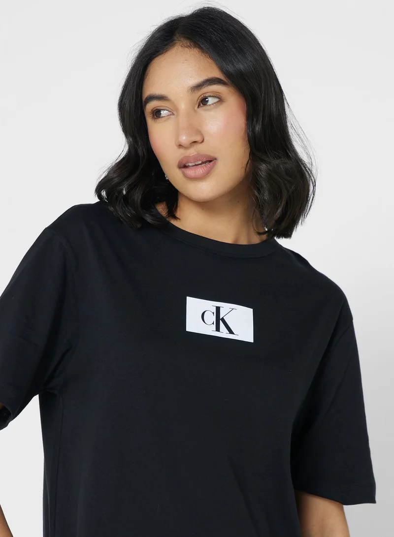 CALVIN KLEIN Crew Neck Sleepshirt