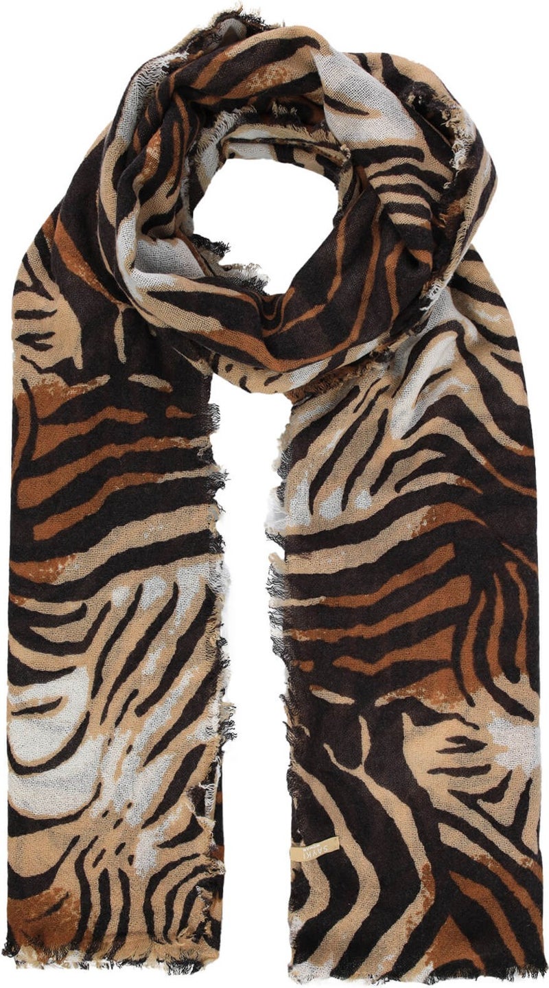 Hatem Saykı Hatem Sayki Sayki Woman Patterned 100% Wool Shawl - Image 1
