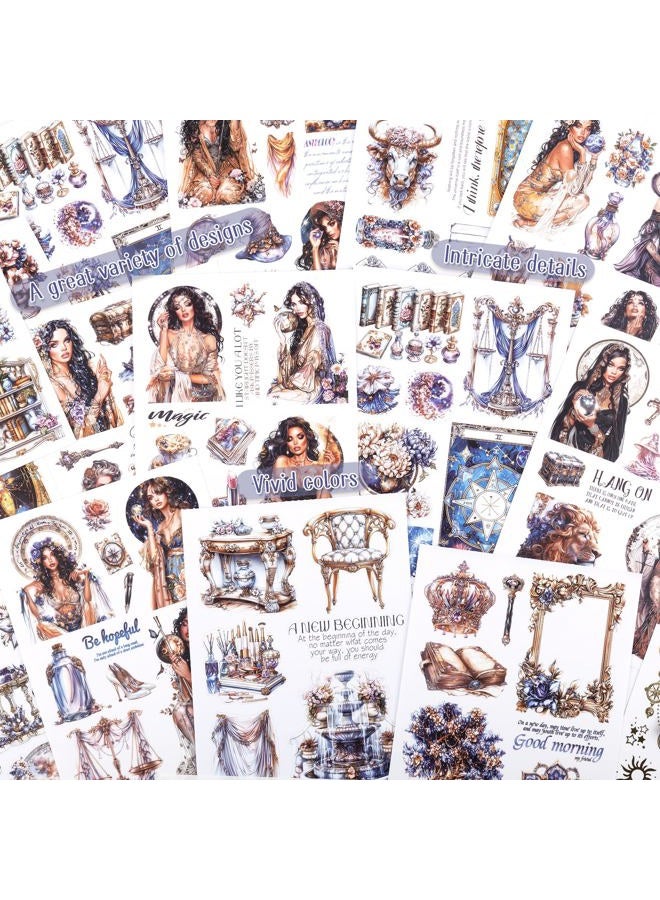 Dizdkizd 20 Pages of Assorted Journaling Sticker Book (Champagne) - Image 3