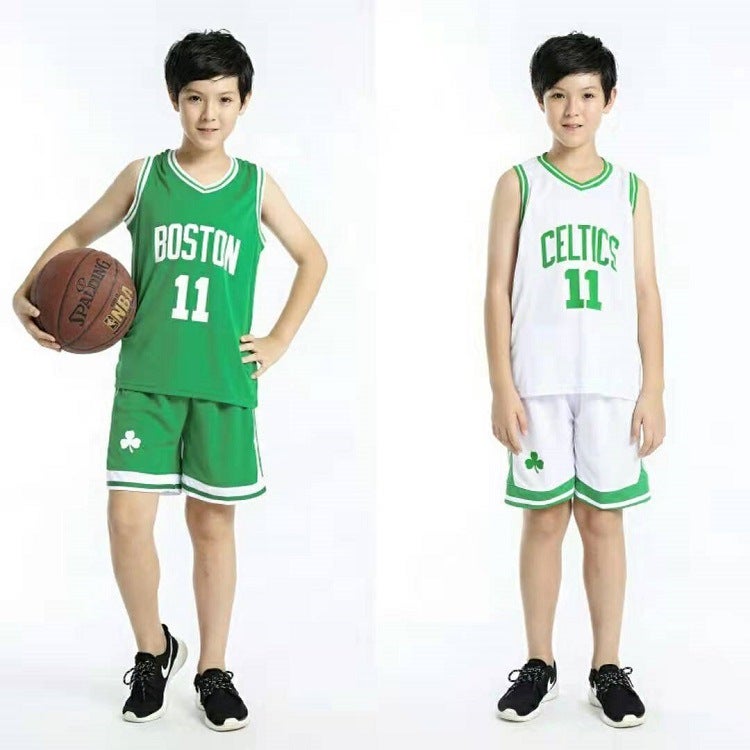 Children'S Basketball Suit Boys' Summer Clothes Breathable Sweat Absorbing Clothes For Primary School Students Sports Vest Jersey - Image 5