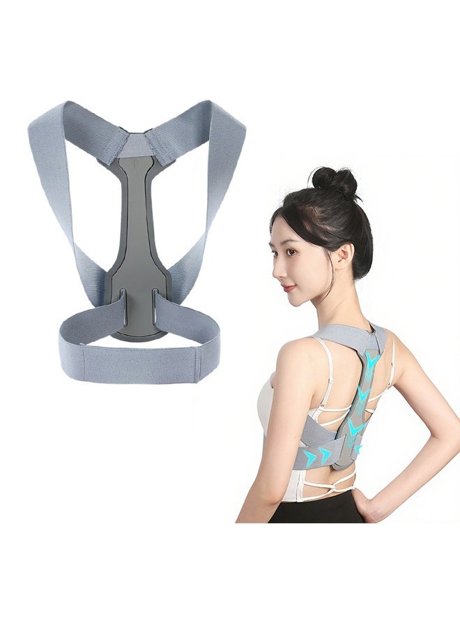 Generic Posture Corrector for Men and Women,Invisible Back Brace for Hunching and Bad Posture,Relieve Shoulder and Neck Muscle Pain,Adjustable Posture Brace for Upper Back Support (Large)  - Image 1