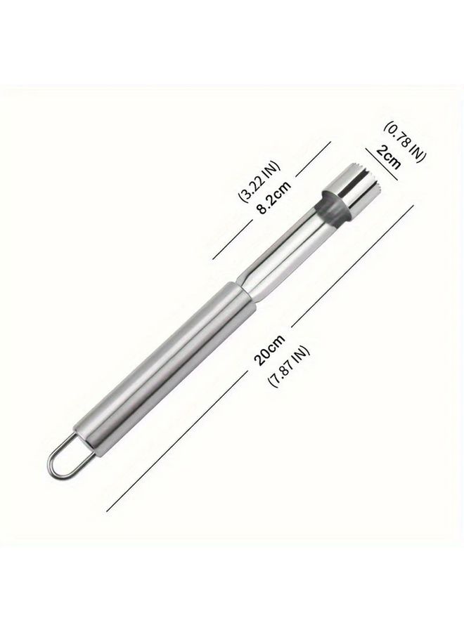 Stainless Steel Heavy Duty Fruit Corer And Slicer With Handle Lever Mechanism Easy Clean No Residue Kitchen Tool Sharp Wheel Core Remover For Apple Pear Peach Plum Pomegranate Durable Hygienic Design Home Cooking Baking - Image 4