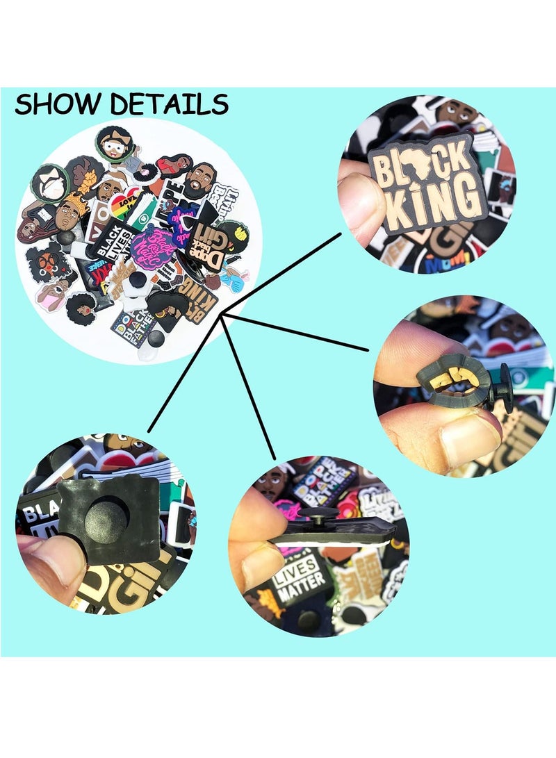 Excefore Shoe Charms Croc Accessories Shoes-Decoration 45 Pcs shoe Charms for Women Girls Men Party Favor - Image 3