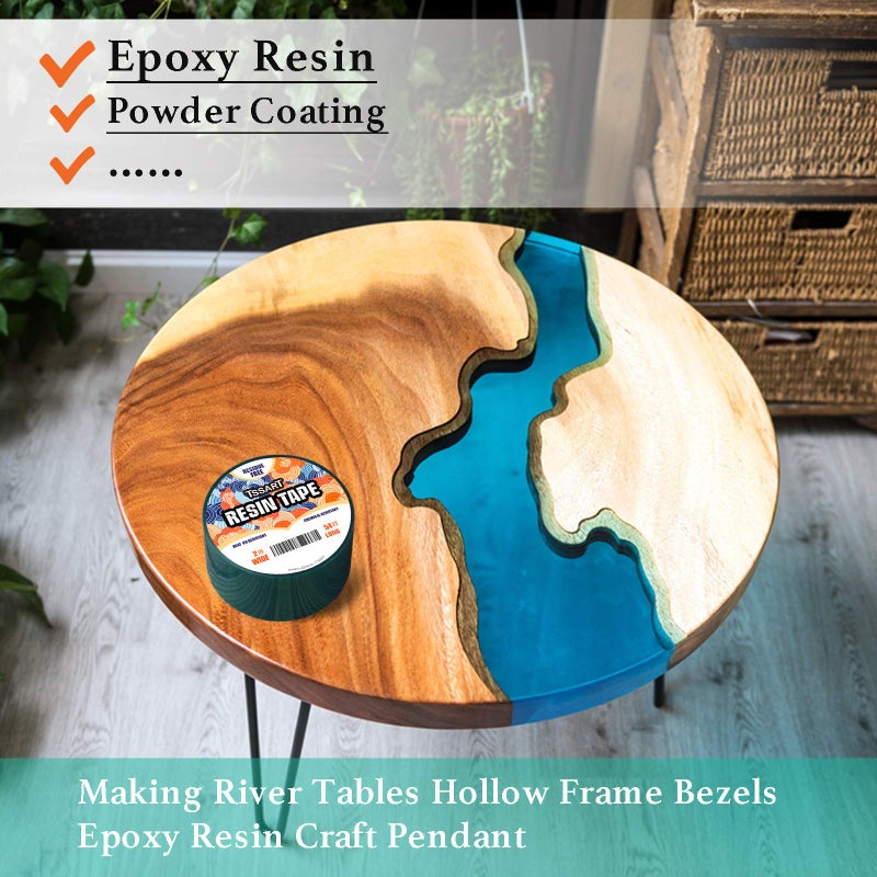 TSSART Resin Tape for Epoxy Resin Molding - Silicone Thermal Adhesive Tape, Oxidation and High Temperature Resistance Easy Peeling, Epoxy Release Tape - 2 inch Wide 108FT Long - Image 3