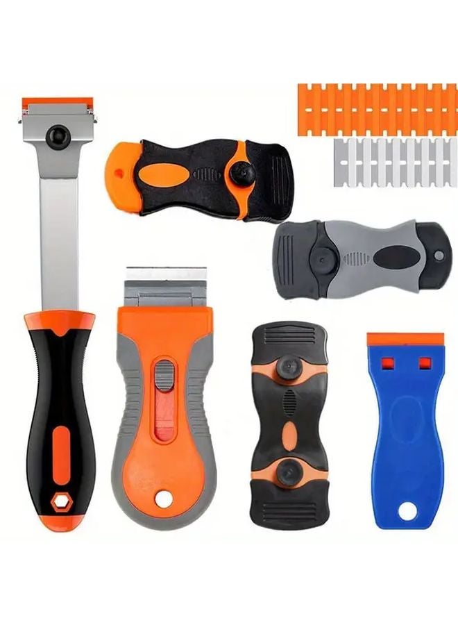 21 Pcs Double Ended Scraper Tool For Car Film Glue Removal Durable PP Metal Construction - Image 2