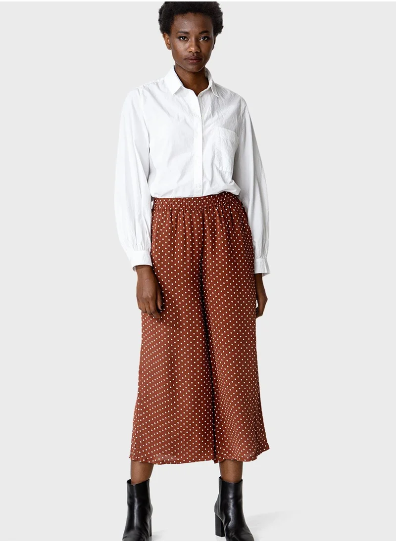 INDISKA Polka Dot Wide Leg Pants