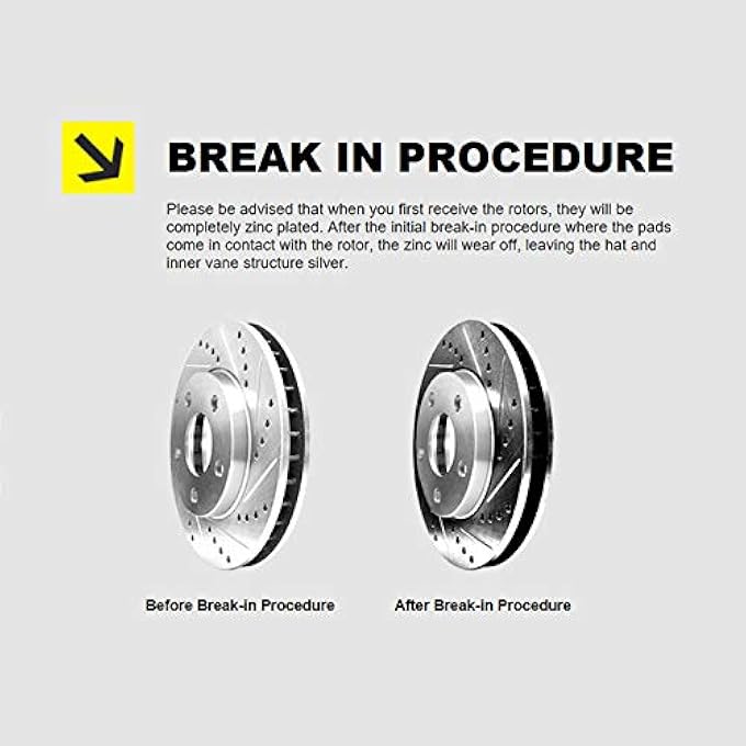 ريحني مجموعة فرامل ودوارات خلفية من هارت برامز، وسادات الفرامل الخلفية، دوارات وفواصات الفرامل السيراميكية، وسائدات وأقراص الفرامل السيراميكية تناسب 20072021 لكزس LX570 تويوتا لاند كروزر سيكويا تندرا - Image 5