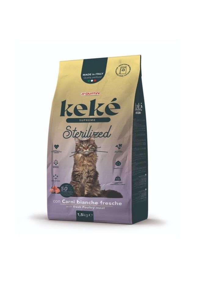 keke Keké Supreme Sterilized Adult 1.5 KG