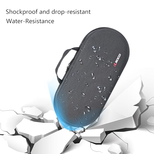 RLSOCO حافظة صلبة من RLSOCO لجهاز Dyson Airwrap i.d./Airwrap Co-anda2x متعدد الاستخدامات ومجفف الشعر - تناسب 4 أنابيب طويلة أو قصيرة - سوداء (الحافظة فقط، جهاز تصفيف الشعر غير مشمول)  - Image 4