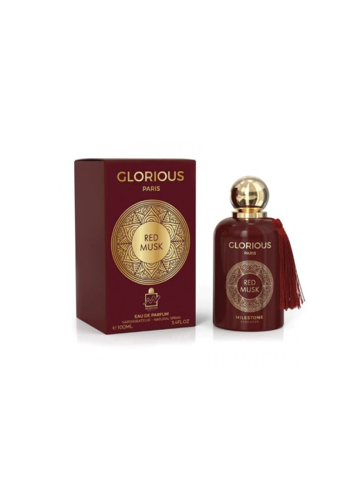 Milestone Red Musk Unisex EDP 100ml  - Image 1