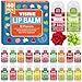 VISRIE 40 Pack Mini Lip Balm Bulk, Natural Lip Balm with Vitamin E & Beeswax, Moisturizing Lip Care for Dry Lips, Perfect for Party Favors, Care Packages & Small Gifts - Image 2