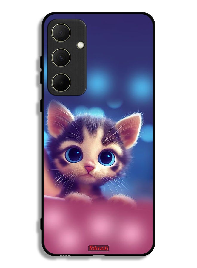 Tolwak Samsung Galaxy A35 5G Protective Case Cover Little Cat - Image 1