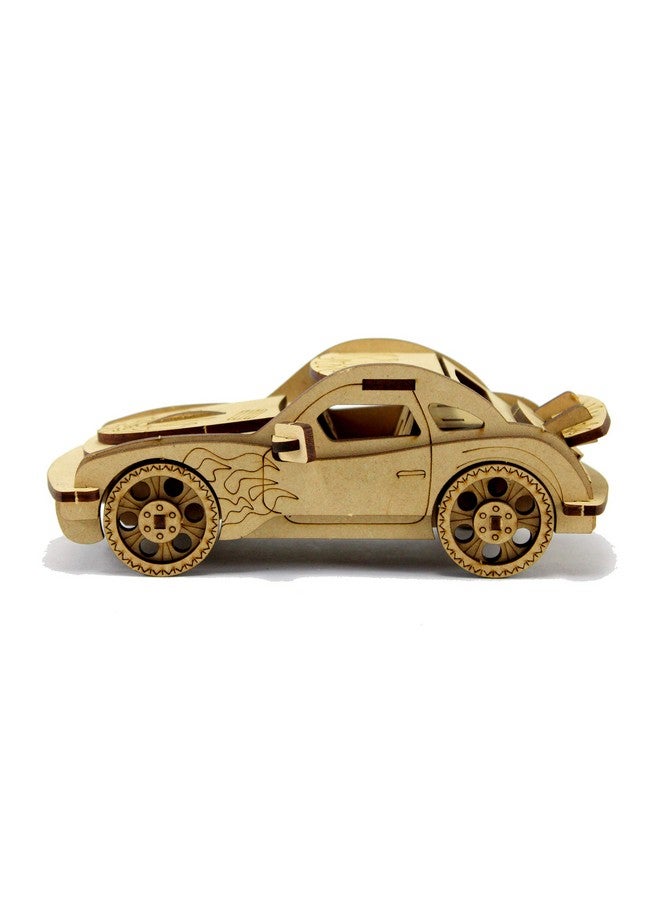 StonKraft Adult 3D Wooden Puzzle Car - Wooden, DIY Kit, Build Your Own, Construction Toy, Modeling Kit | Mdf Toys Car - Image 5