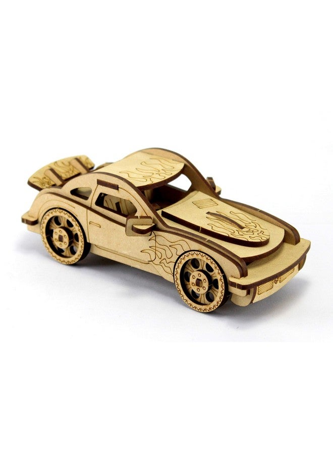StonKraft Adult 3D Wooden Puzzle Car - Wooden, DIY Kit, Build Your Own, Construction Toy, Modeling Kit | Mdf Toys Car - Image 2