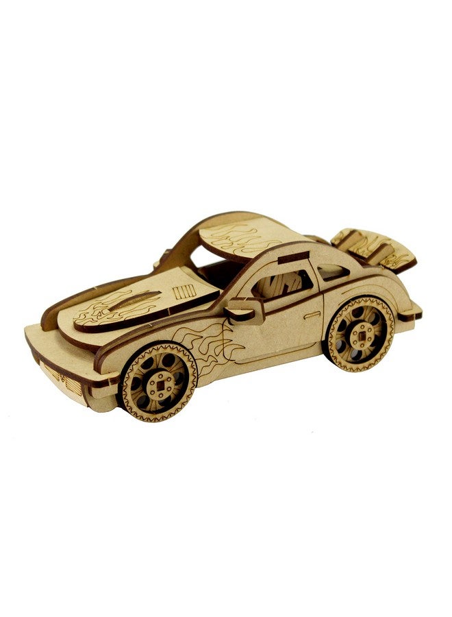 StonKraft Adult 3D Wooden Puzzle Car - Wooden, DIY Kit, Build Your Own, Construction Toy, Modeling Kit | Mdf Toys Car - Image 1