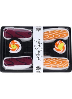 Mono Socks Lachs Makı Sushi Set C - 3-Piece Men's Socks 